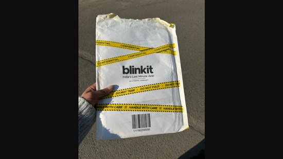 “Just Blinkit,” Delhi guard tells founder who forgot documents for US visa interview